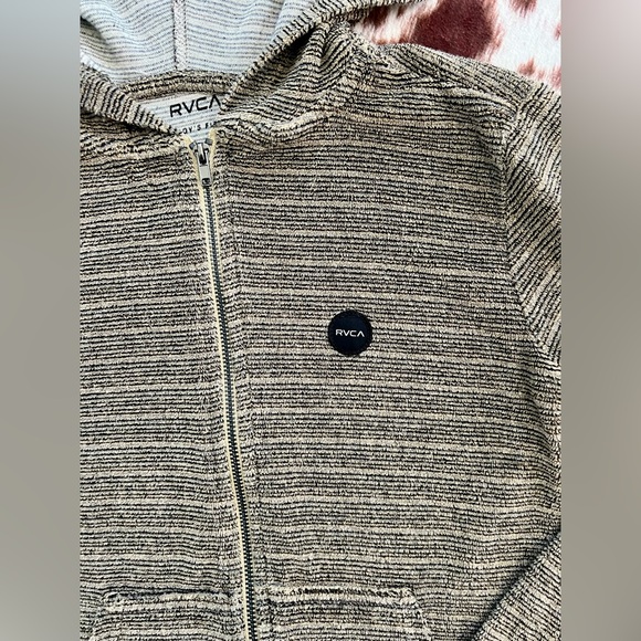 RVCA zip up hooded sweatshirt, NWT, size medium boys. - Picture 2 of 5